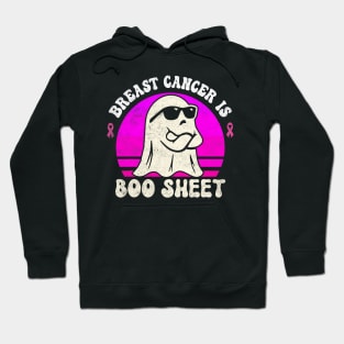 Breast Cancer Is Boo Sheet Halloween Breast Cancer awareness Hoodie